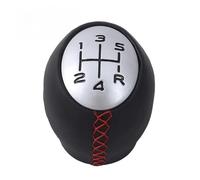 KLKWSFGFZK Stick Shift Knob for Megaane 5 6 Speed Handball Shift Lever Head(Red-5 Speed)