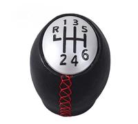 KLKWSFGFZK Stick Shift Knob for Megaane 5 6 Speed Handball Shift Lever Head(Red-6 Speed)