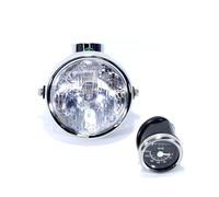 KLKWSFGFZK Universal Motorcycle Headlamp Motorcycle Headlamp Headlight Assembly Belt Oil Meter Lighthouse Fit For Z50 Little Monkey Small