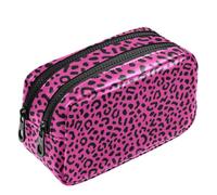 KLL 2-in-1 Pencil & Makeup Bag,Large Pouch for Girls Students Women | lightweight stationery cosmetic pouch for daily-use Ladybugs and Sunflowers