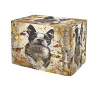 KLL 3D Boston Dog Trees Crate Covers for Dog Cages Puppy Kennel Covers Dog Crate Protector 36 Inch