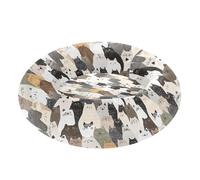 KLL Aesthetic Ragdoll Cats White Anti-Slip Pet Cat Beds fluffier Dog & Cat Cushion for Small Size Pets Supplies Camas para Perros pequenos