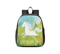 KLL backpack kids girls unicorns Green Meadow
