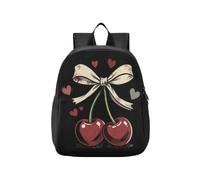 KLL backpack school kids Cherri Ties Bow Cherry