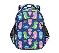KLL Backpacks for Boys Girls Bookbag for College Boys Travel Back Pack Cute Space Dino Astronaut Pattern