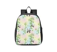 KLL backpacks for kids school Pandas With bamboos On Pastel | bookbags,for student,mochilas escolares para adolescentes
