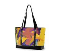 KLL Beautiful African Woman Yellow Calla Lilies essentials mens laptop bag with zipper teacher tote bag for women work with diaper maletin ejecutivo para mujer