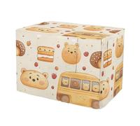 KLL Beer Bread car Cute Cartoon Covers for Dog Crates Privacy Wire Cage Cover Dog Crate Protector 42 Inch