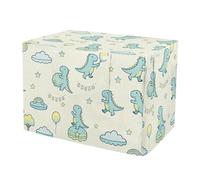 KLL Blue Dinosaur Island Cover for Dog Crate Kennel Covers Dog Crate Protector 36 Inch