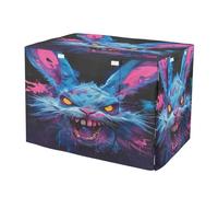 KLL Blue Terror Rabbit Dark pop Art Cover for Dog Crate Pet Kennel Cover Roller Shades 42 Inch