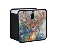 KLL Bohemian Charming Reindeer Hanging Foldable Tiny Trash can Hanging Garbage Bag for car bin Trash for SUV, Truck & Minivan