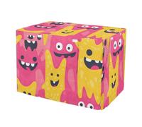 KLL Cartoon Cute Monsters Cover for Dog Cage Pet Kennel Cover Rollers Shades 30 Inch