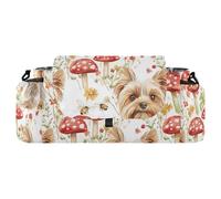 KLL Cartoon Cute Yorkshire Terrier Dogs double umbrella stroller organizer diaper caddy organizer carriage accesorios para stroller
