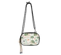 KLL Cartoon Hedgehogs Black Crossbody Bag Men Waterproof with Adjustable Strap Shoulder Bags Date