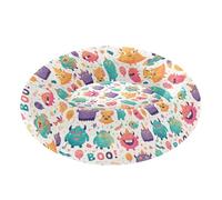KLL Cartoon Monsters Boo Calming Anti Anxiety Pet Cat Beds fluffier Cat Pillow Bed for Small Size Pets Sleeping cama antiestrés para Perros