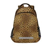 KLL Cheetah Animal Print kids backpacks for school with chest strap bookbag for college mochilas para adolescentes chicas