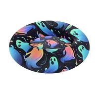 KLL Colored Halloween Ghosts Removable & Washable Pet Cat Bed fluffier Cat Cave Bed for Extra Small Size Pets Sleeping camitas para Perros