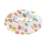 KLL Colorful Easter Egg-Shaped Balloons Donut Cuddler Pet Cat Beds fluffier Dog & Cat Cushion for Medium Size Pets Sleeping cama para perro