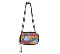 KLL Colorful Maple Leaves West Crossbody Purse for Womens Practical with Credit Card Slots Over The Shoulder Purse For Hiking Traveling