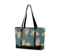 KLL Cones Muted Soft Teal classy 14 inch laptop bag with zipper tote Large Handbag for school with diaper bulto para laptop