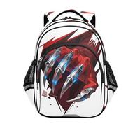 KLL Cool Backpacks for Girls Boys Students Daycare Bag Adolescentes Childs Travel Back Pack Sharp Red Creature Claw Halloween