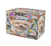 KLL Cool Brown Dog Dog Crates Covers Pet Privacy Cover Roller Shades 36 Inch