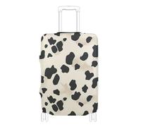 KLL Cow Footprint Design Elastic large luggage cover protector Scratchproof suitcase elastic cover luggage protection Fit 18-32 Inch Luggage, cow footprint design, XL 29-32 in