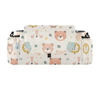 KLL Cute Animal Faces stroller organizer bag caddy with cup holder insulated accesorios para carros de