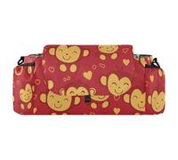 KLL Cute Animal Monkey Traditional Nordic stroller organizer insulated baby caddy organizer large accesories organizador para carreola