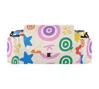 KLL Cute Colorful Star Circles stroller organizer diaper bag stroller diaper caddy parent console accesorios para carro de ni?os para frio
