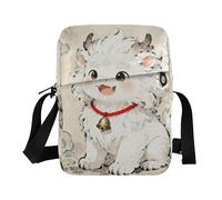 KLL Cute Mythical Beasts Of Ancient Chinese Mythology cute messenger bag Vegan Leather Shoulder Bag Casual Woman Handbag Shoulder Strap