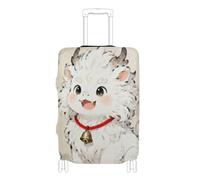 KLL Cute Mythical Beasts Of Ancient Chinese Mythology Elastic fabric luggage cover Scratch-Resistant Fit suitcase covers travel essentials Fit 18-32 Inch Luggage, cute Mythical Beasts of Ancient