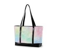 KLL Dandelion Colorful trendy tote bag with laptop compartment with zipper womens work tote bag Large Handbag for travel with diaper bulto para laptop