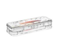 KLL Dark Academia Magic Mushroom Designed Pencil Storage Box Clear