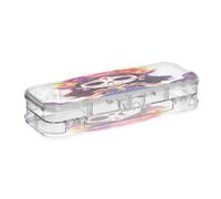 KLL Day Of The Dead Catrina Designed Clear Pencil Plastic Box