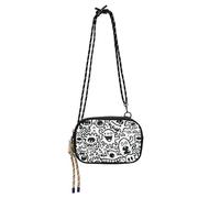 KLL Doodle Monsters Mini Crossbody Bags Women Waterproof with Adjustable Strap Small Shoulder Bag Walk the dog