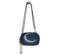 KLL Drip Style Moon Small Purse Crossbody Womens Beauty with Adjustable Strap Shoulder Bags Take a walk