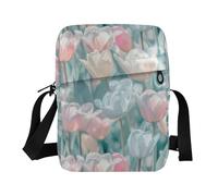 KLL Flower Dreams small messenger bag for men Vegan Leather cross body bag Shopping Woman Shoulder Handbags