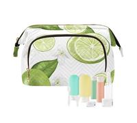 KLL Fresh Serviceberry Fruit White Cosmetics Bag Essentials Make Up Bags Makeup Period Bag For Travel Makeup, 19, 1 size