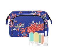 KLL Fresh Serviceberry Fruit White Cosmetics Bag Essentials Make Up Bags Makeup Period Bag For Travel Makeup, 15, 1 size