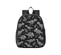 KLL girl kids backpacks for school Dinosaur Fossils Vintage