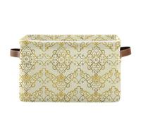 KLL Gold Yellow Cloud Traditional Chinese storage baskets, foldable and waterproof cloth baskets with sturdy handle bags craft craft 2 Piecing for house house sweater