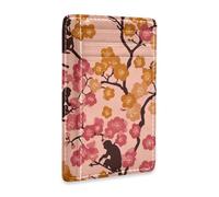 KLL Gorilla Blush Pink Orange slim card wallet With Cash Slot RFID Blocking small card wallet for men&women tarjetero para mujer