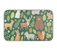 KLL Green Personalized Animal Wild Summer pet Cooling mat for Cats Self Cooling Dog Crate pad for cat Outdoor Soft tapete enfriador para Perros M