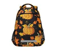 KLL Halloween Autumn Pumpkin Fall Maple Leaf backpack wholesale for kids with large books bag for 1st grade school boys girls mochilas para ni?as de 10 a?os