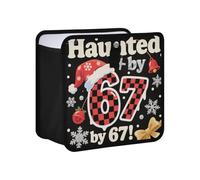 KLL Haunted by Six Seven Hanging Foldable Blue Trash can Hanging Trash can for Cars SUV Car Garbage Bin for Women Men Road Trip Essentials