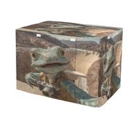 KLL Hoover Dam Lizard Selfie Dog Cage Covers Puppy Wire Cage Covers with Roller Shades 42 Inch