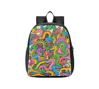 KLL kids' backpacks Cartoon Doodle Dragon