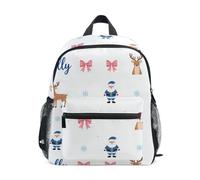 KLL kids' backpacks leash Christmas Santa Nutcracker Reindeer, Christmas Santa Nutcracker Reindeer, S, Fashion