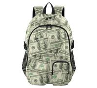 KLL Laptop Backpack for Women One Hundred Dollar Cash Money